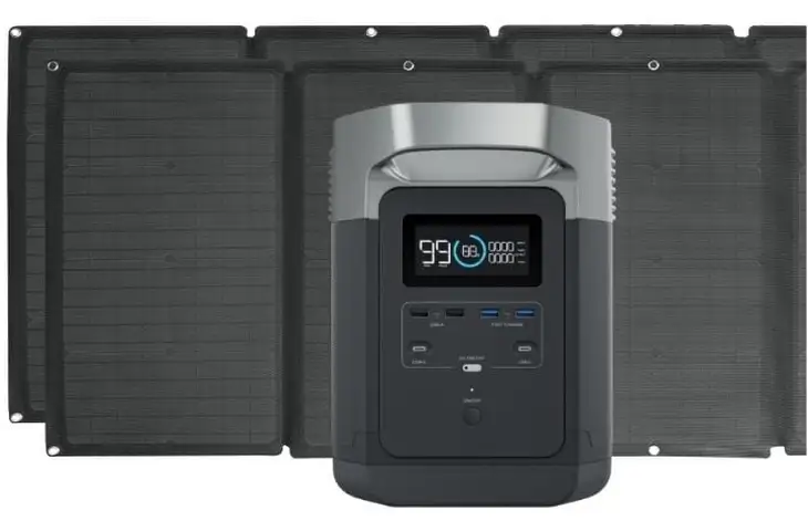 EcoFlow Delta Portable Power Station w/ Solar Panel - view 2